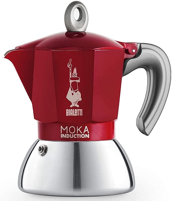 MOKA EXPRESS 2 TAZZE BIALETTI Caffettiera in alluminio con scatola regalo.  Può essere utilizzata sia su